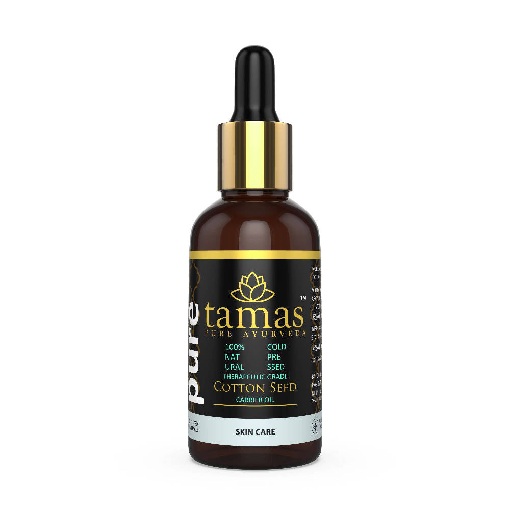 Image 1 of 30 ml / Pack of 1 for the product Tamas Pure Ayurveda Cotton Seed Cold-Pressed Carrier Oil