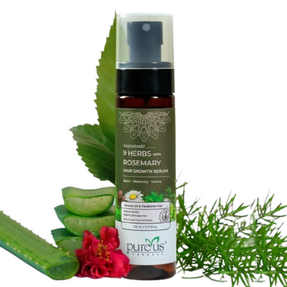 Image 1 of 110 ml / Pack of 1 for the product Pureus Herbals Keshabooti 9 Herbs Hair Growth Serum