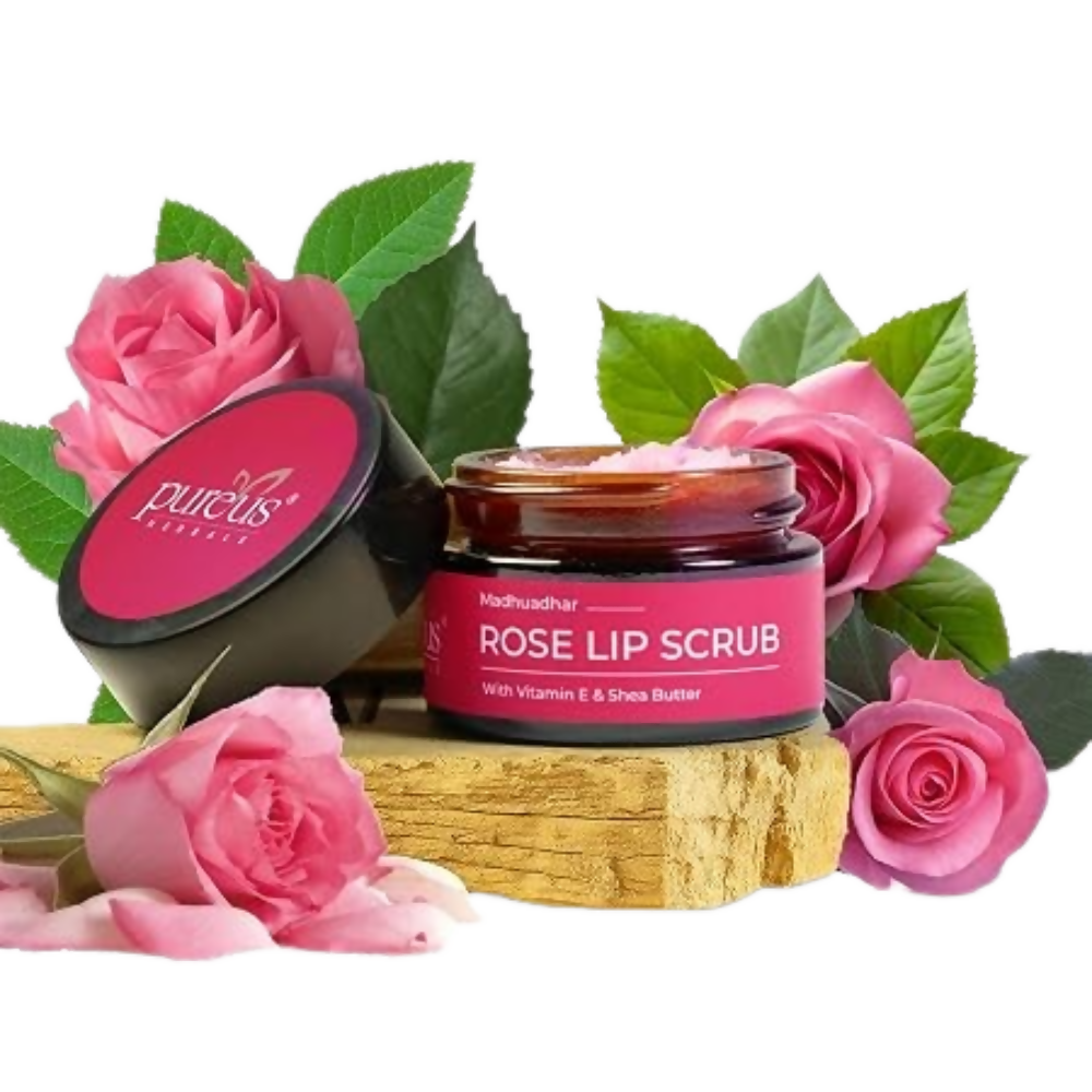 Image 1 of 15 gm / Pack of 1 for the product Pureus Herbals Madhuadhar Rose Lip Scrub