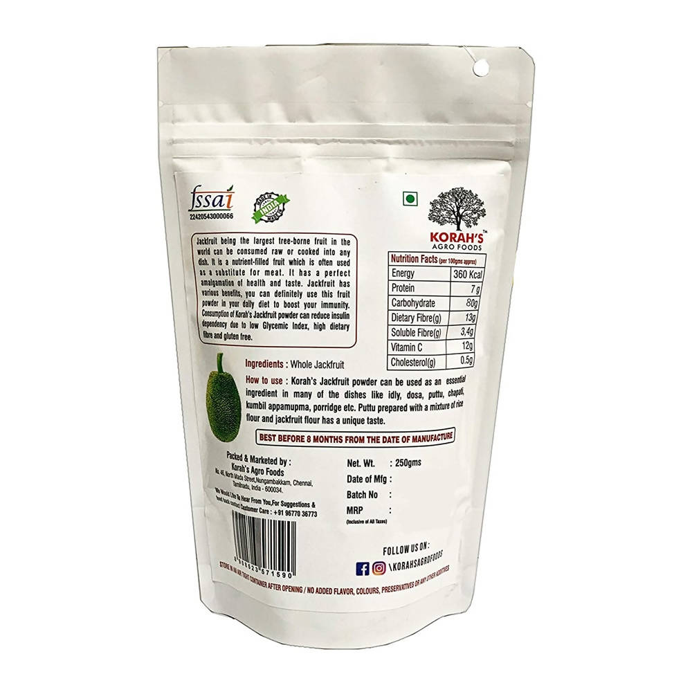 Image 3 of Korah's Green Jackfruit Powder | Gluten Free Raw Green Jack Fruit Flour | Kathal Powder Control Blood Sugar Levels, Healthy Diet Immunity Booster