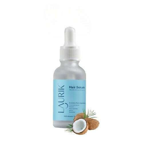 Image 1 of 30 ml for the product Laurik Hair Scalp Serum For Men & Women | Redensyl, Procapil, Keratin, Biotin & Lauric Acid | Strengthener Hair Follicles & Growth