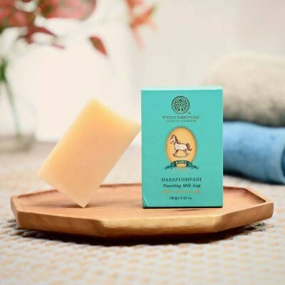 Image 1 of 100 gm for the product Forest Essentials Dasapushpadi Nourishing Milk Soap