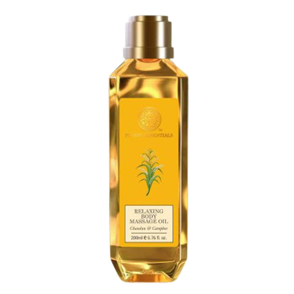 Image 1 of Forest Essentials Relaxing Body Massage Oil Chandan & Camphor