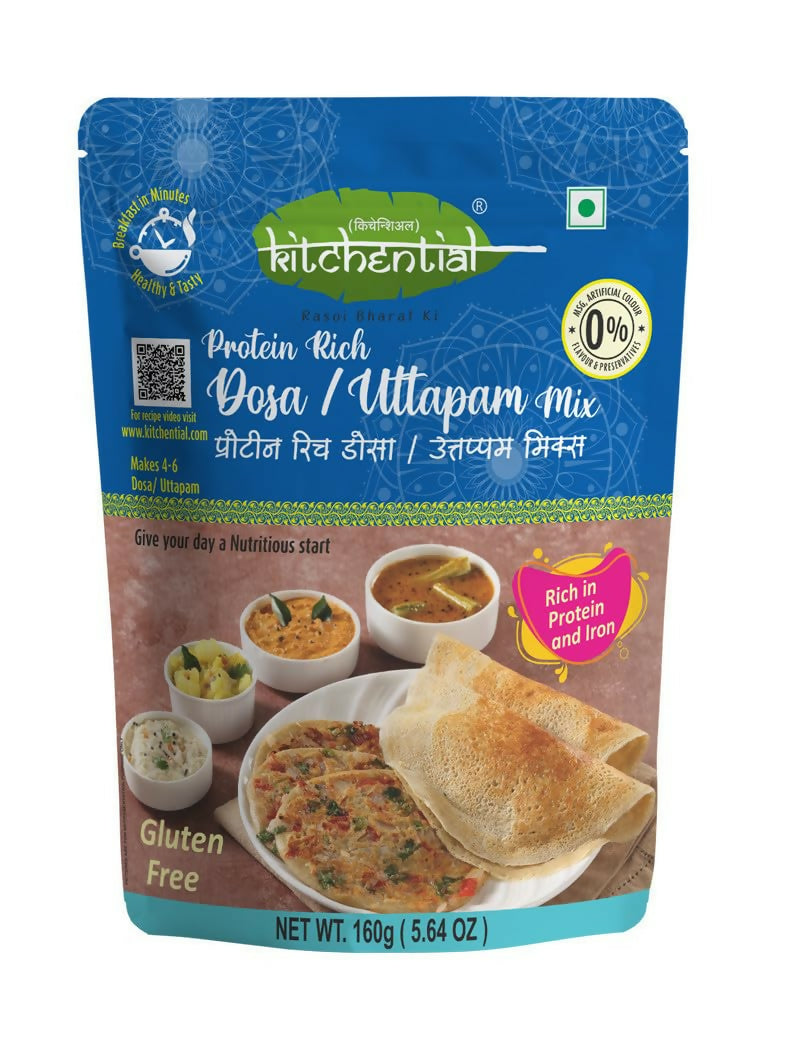 Image 1 of 160 / Pack of 3 for the product Kitchential Protin Rich Dosa/ Uttapam Mix