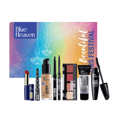 Image 1 of combo / Pack of 1 for the product Blue Heaven Festive Make Up Kit Fair Tone Combo Medium Tone Combo
