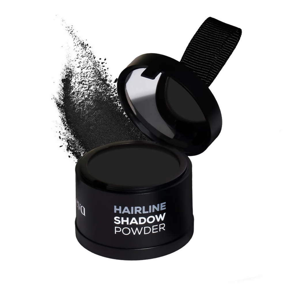 Image 1 of Gleva Hairline Powder Instantly Conceals Hair Root Touch Up Hair Powder for Women & Men - Black