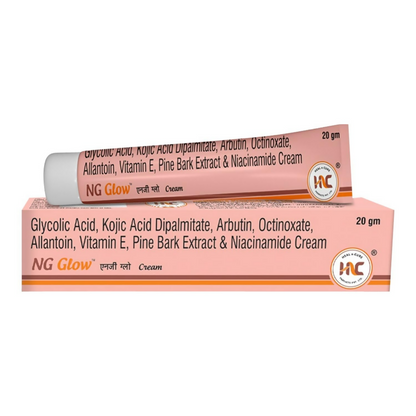 Image 2 of Heal N Cure NG Glow Cream - 20 gm / Pack of 1 + Demelan Cream For Pigmentation & Marks, Promotes Even Skin Tone - 20 gm / Pack of 1