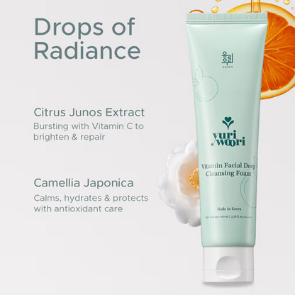 Image 4 of Yuri Woori Vitamin Facial Deep Cleansing Foam