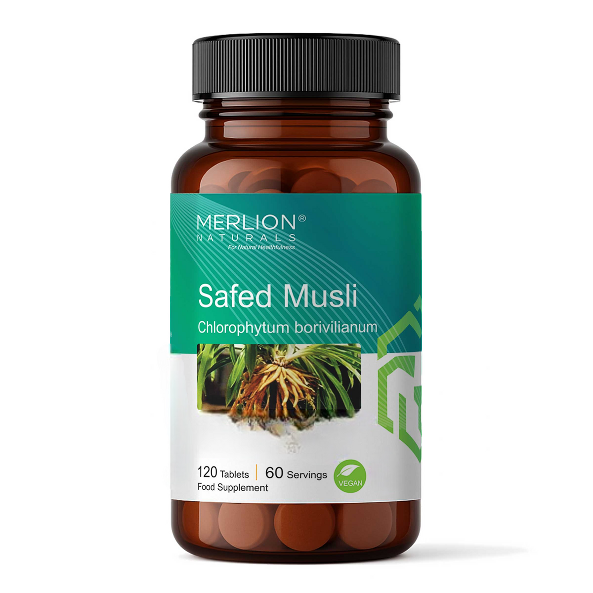 Image 1 of Merlion Naturals Safed Musli 500mg Tablets