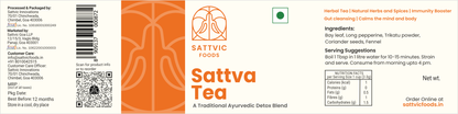 Image 7 of Sattvic Foods Sattva Tea |  Ayurvedic, Herbal, Detox Blend