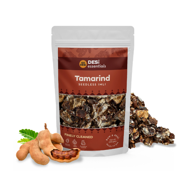 Image 1 of Go desi GO Seedless Tamarind Slab, Imli, 100% Clean and Fresh, 200g