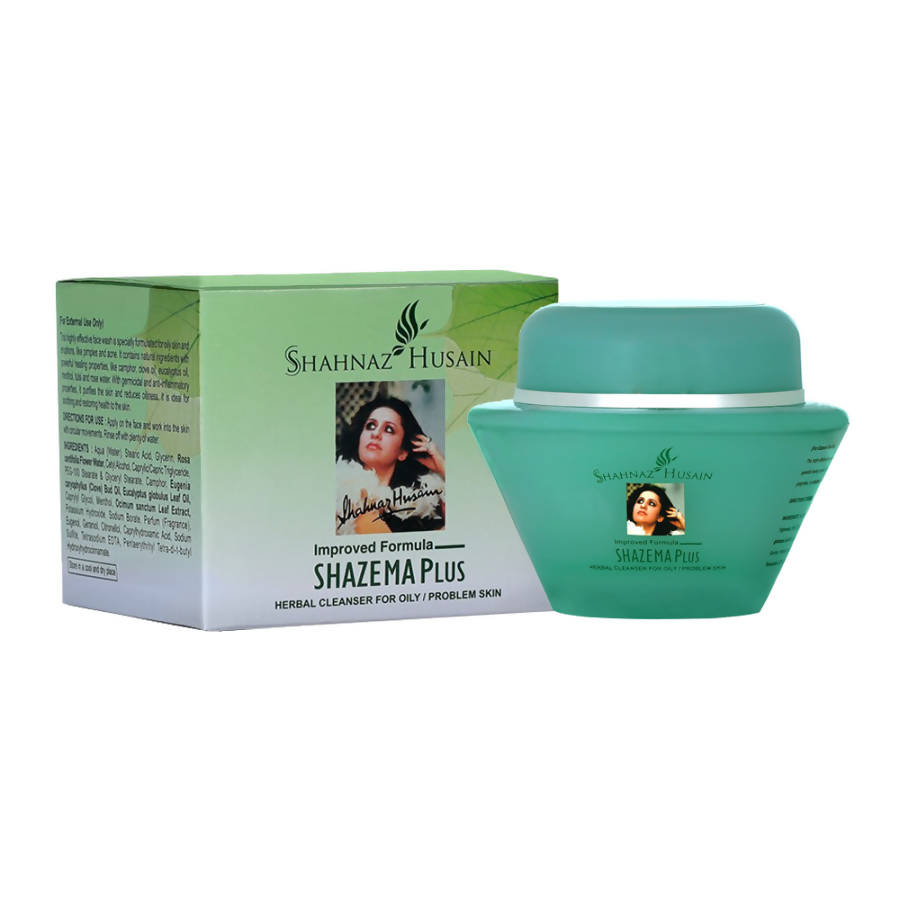 Image 1 of 40 gm / Pack of 1 for the product Shahnaz Husain Shazema Plus Herbal Cleanser For Oily / Problem Skin