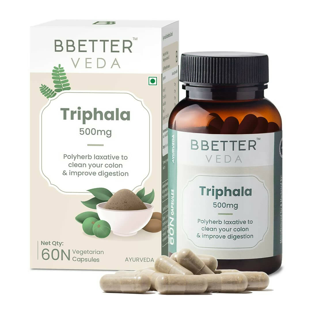 Image 1 of 60 caps for the product BBETTER Veda Triphala Capsules