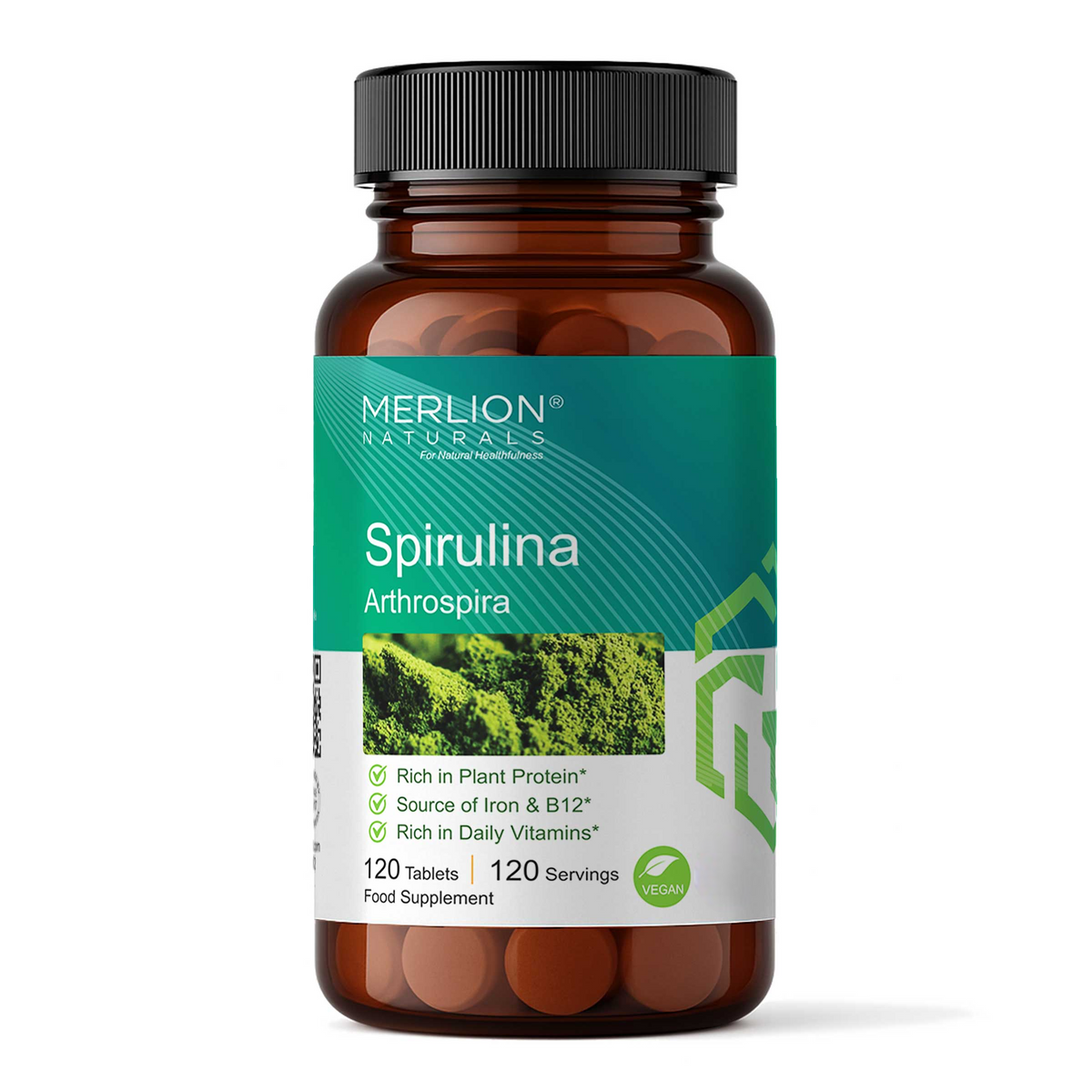 Image 1 of Merlion Naturals Spirulina 500mg Tablets