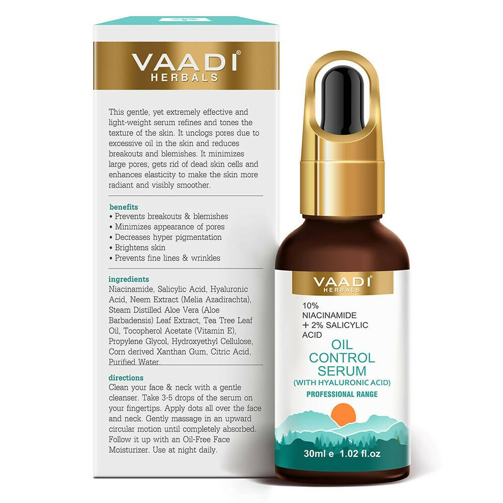Image 5 of Vaadi Herbals Oil Control Serum With 10 % Niacinamide & 2% Salicylic Acid