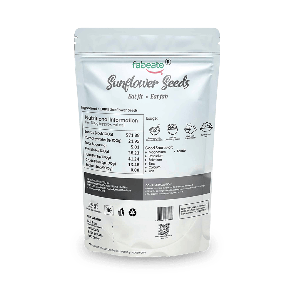 Image 3 of Fabeato Natural Premium Raw Sunflower Seeds