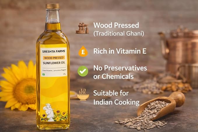 Image 6 of Sreshta Farms Wood Pressed Sunflower Oil