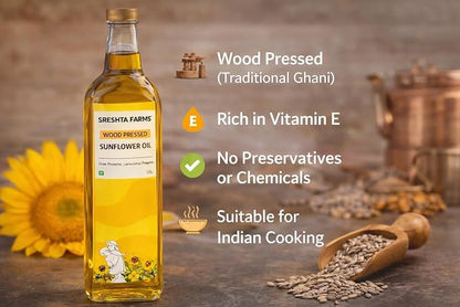 Image 6 of Sreshta Farms Wood Pressed Sunflower Oil