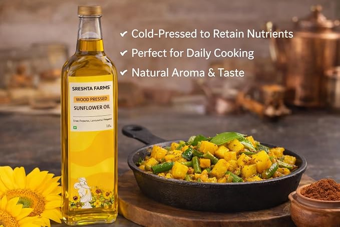 Image 7 of Sreshta Farms Wood Pressed Sunflower Oil