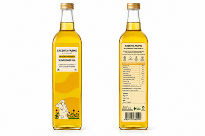 Image 2 of Sreshta Farms Wood Pressed Sunflower Oil