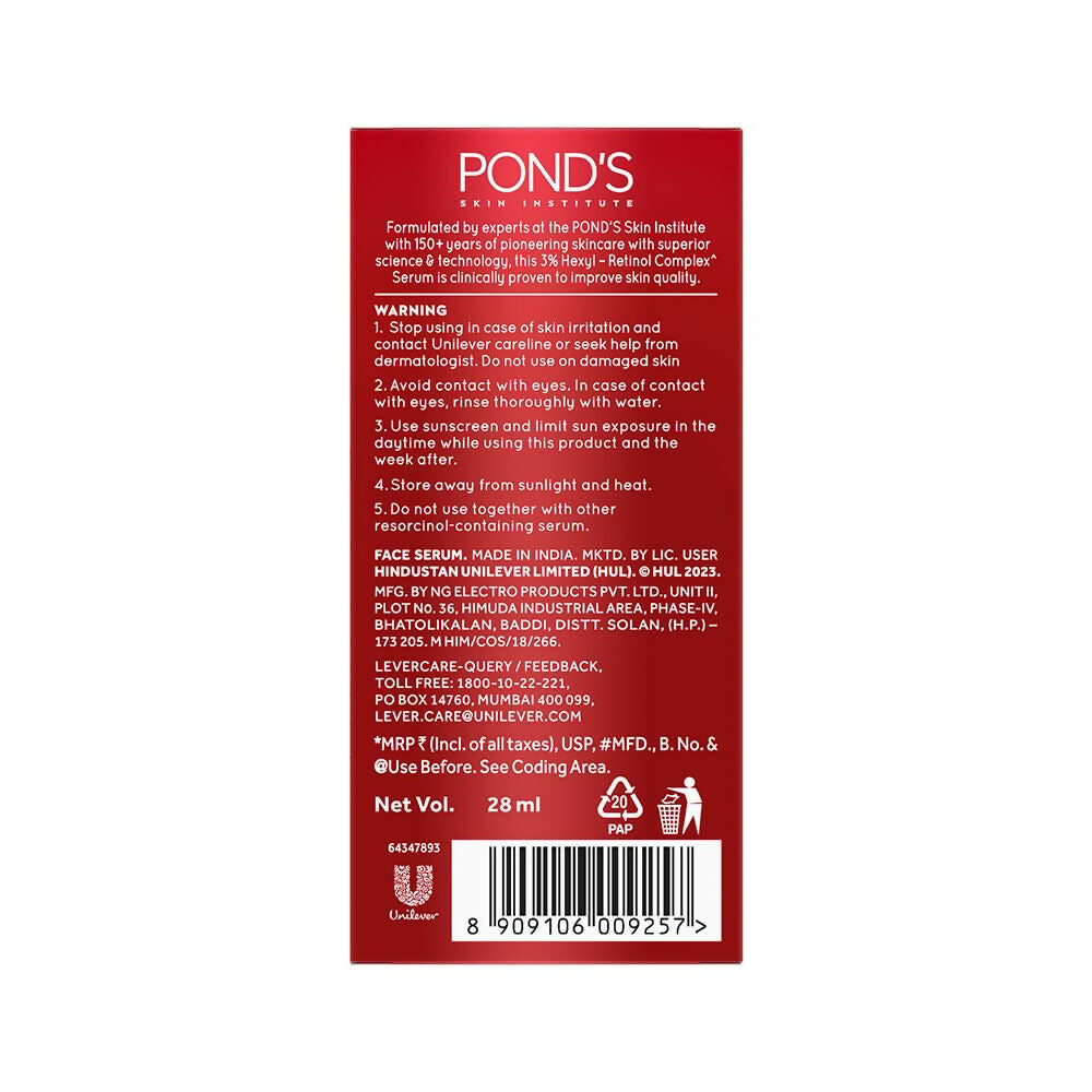 Image 7 of Ponds Youthful Miracle Hexyl Retinol Complex, Renew & Repair Serum