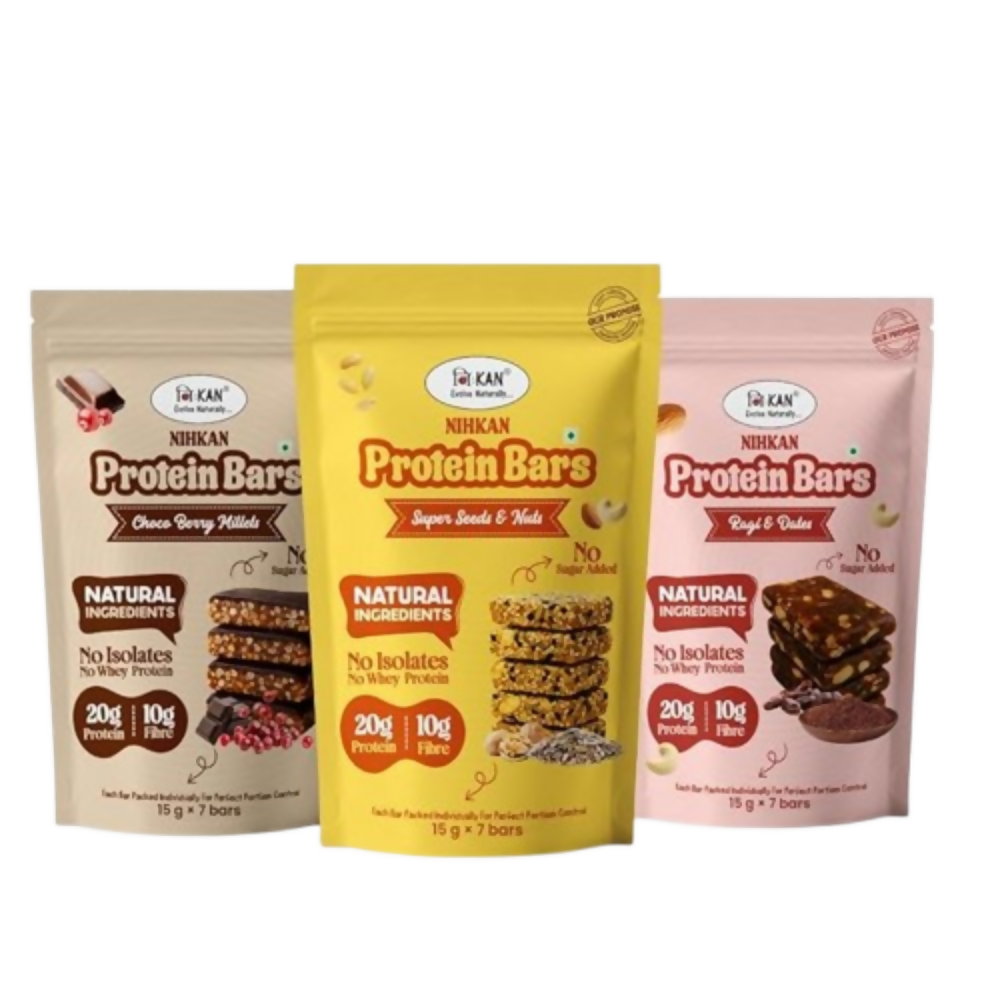 Image 1 of combo for the product NIHKAN Healthy Protein Mini Bars