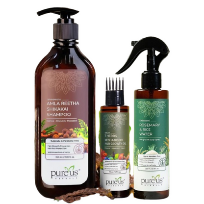 Image 1 of combo / Pack of 1 for the product Pureus Herbals Hair Growth Combo