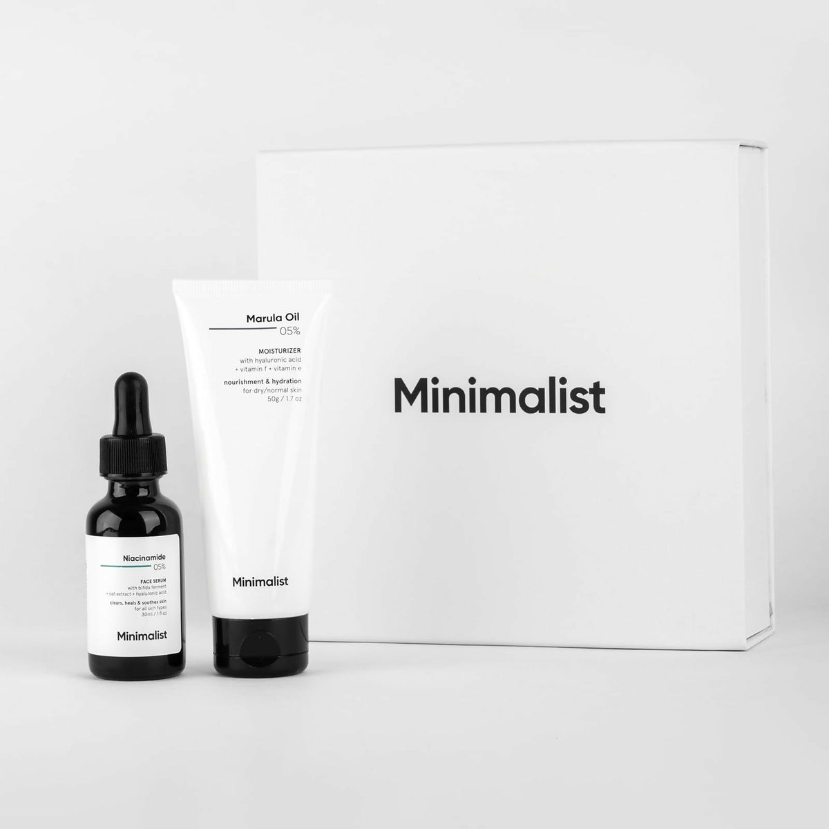 Image 1 of Minimalist Hydrating & Repairing Skincare Gift Set