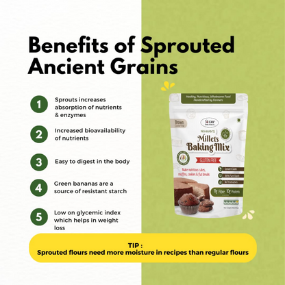 Image 6 of NIHKAN Gluten Free Baking Mix Flour with Millets