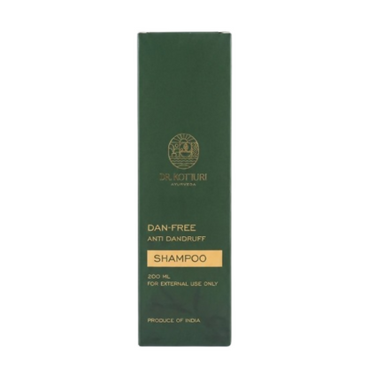 Image 1 of 200 ml / Pack of 1 for the product Dr. Kotturi Ayurveda Dan-Free Hair Shampoo