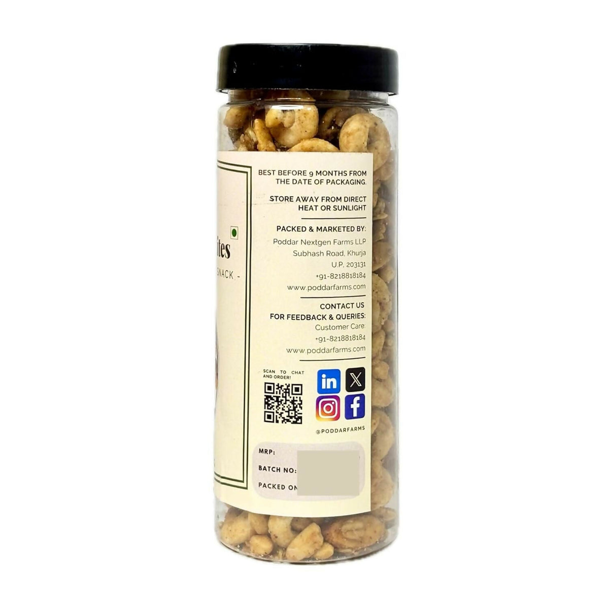 Image 3 of Poddar Farms Roasted Cinnamon Bites Wholesome, Healthy Snack