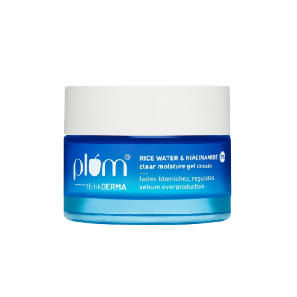 Image 1 of 50 gm / Pack of 1 for the product Plum Thinkderma 2% Niacinamide & Rice Water Clear Moisture Gel Cream