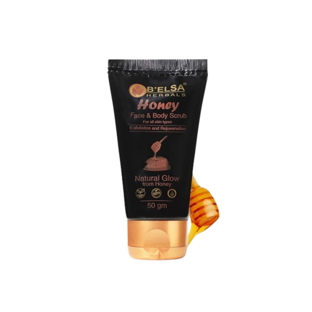 Image 1 of Belsa Herbals Organic Honey Face & Body Scrub