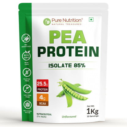 Image 1 of 1 kg for the product Pure Nutrition Pea Protein Isolate Powder