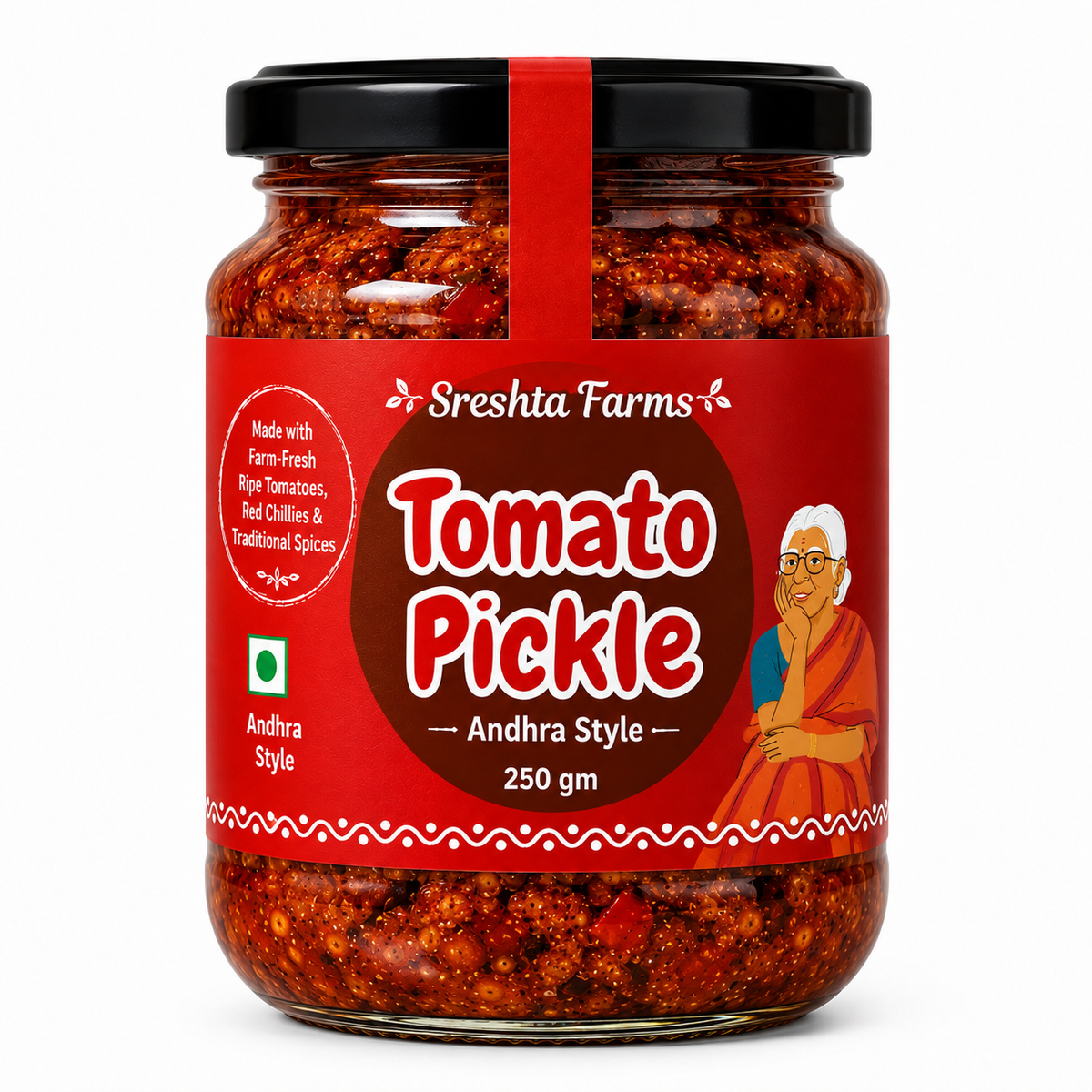 Image 1 of Sreshta Farms Tomato Pickle