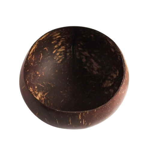Image 2 of Thenga Handmade Jumbo Coconut Shell Bowls with Spoons