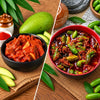 Image 1 of combo for the product Tenali Ruchulu Pickles Combo: Mango Pickle + Dondakaya Avakaya Pickle