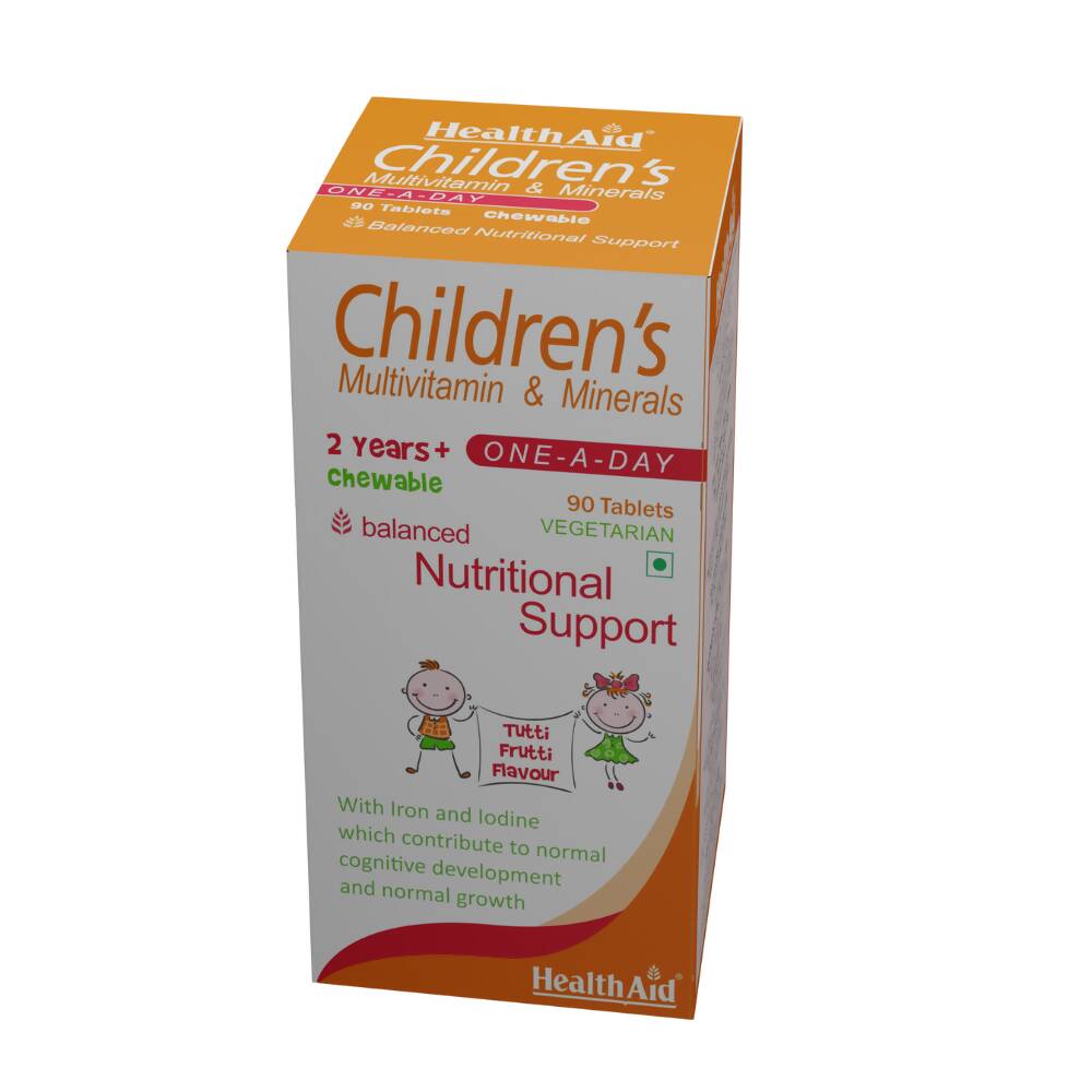 Image 2 of HealthAid Childrens MultiVitamin and Minerals Chewable Tablets