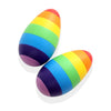 Image 1 of Default Title for the product Nesta Toys Rainbow Wooden Egg Shaker - Set of 2