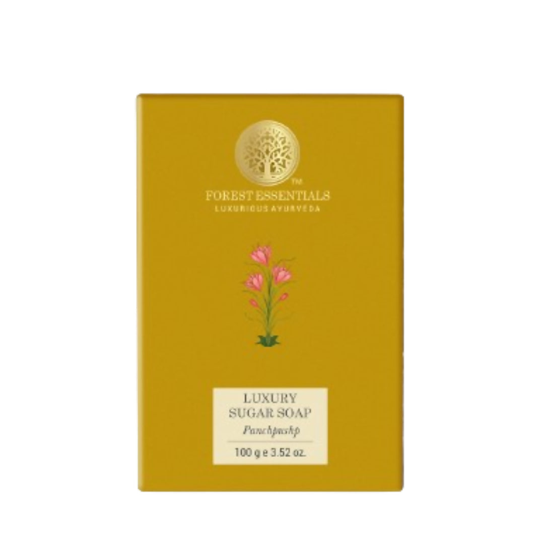 Image 1 of Forest Essentials Luxury Sugar Soap Panchpushp