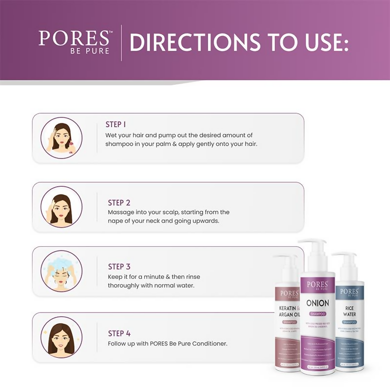 Image 4 of Pores Be Pure Onion Shampoo