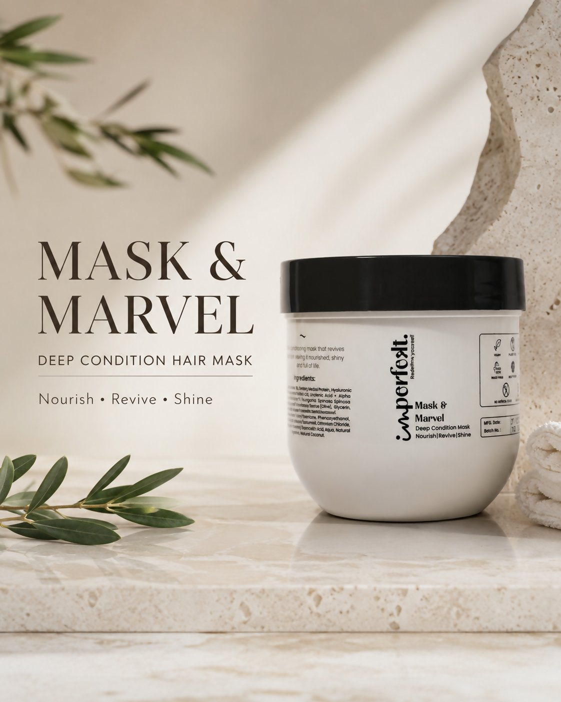 Image 2 of Imperfekt Mask & Marvel Hair Mask