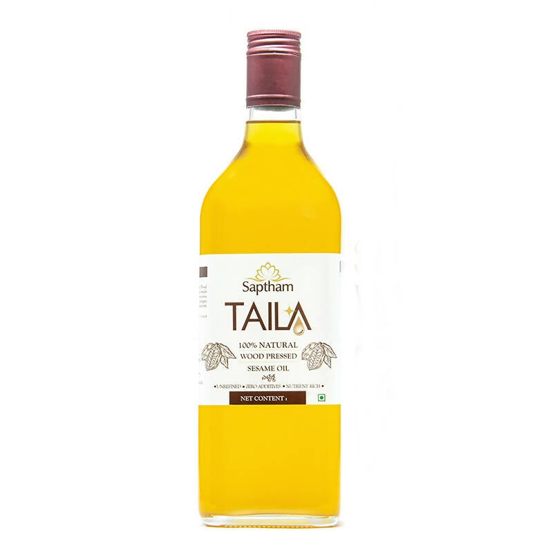 Image 1 of 250 ml / Glass / Pack of 1 for the product Saptham Taila Sesame Oil