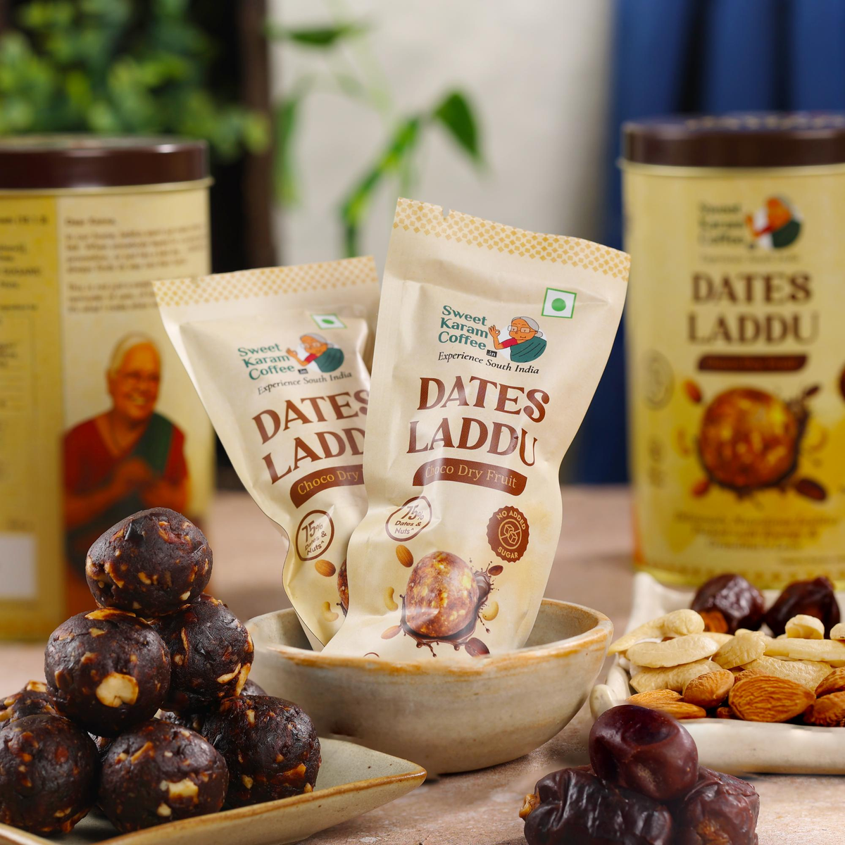 Image 2 of Sweet Karam Coffee Dates Laddu Pouch