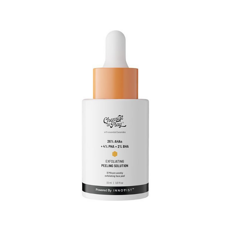 Image 1 of 30 ml / Pack of 1 for the product Chemist At Play Exfoliating Peeling Solution with 26% AHA 2% BHA 4% PHA, Removes Tan & Pigmentation