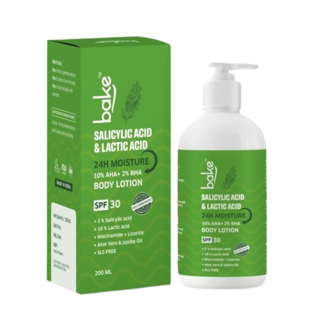 Image 1 of Bake 10% AHA + 2% BHA Body Lotion SPF 30