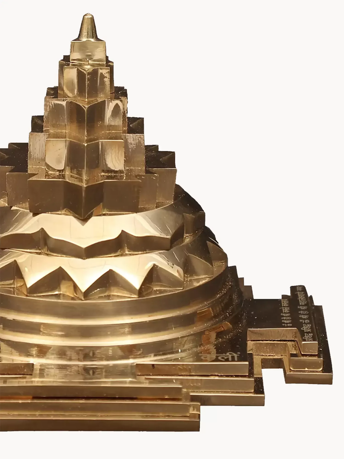 Image 10 of Ishwar Arts 4" Shri Yantra in Brass Handmade in India