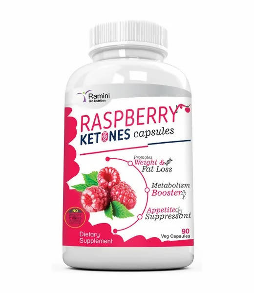 Image 1 of 90 caps for the product Ramini Bio Nutrition Raspberry Ketones 500mg Veg Capsules