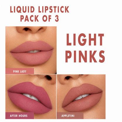 Image 3 of Love Earth Liquid Mousse Matte Lipstick Light Pinks