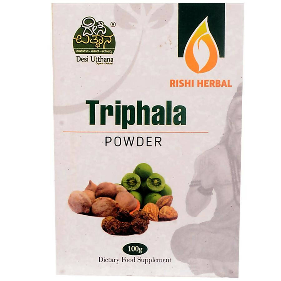Image 1 of 100 gm for the product Desi Utthana Triphala Powder